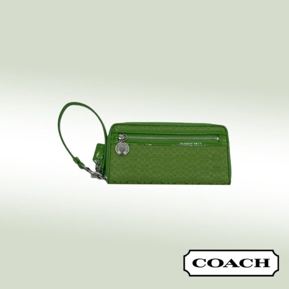 Coach Mini CC Zip Around Wallet - Picture 1 of 13
